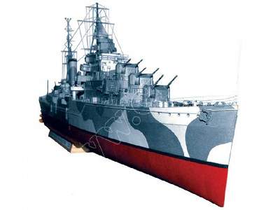 HMS NAIAD  komplet model ,wręgiLUFY, relingi kartonowe - image 5