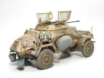 Sd.Kfz. 222 - LIBIA   Komplet: model i wręgi - image 6