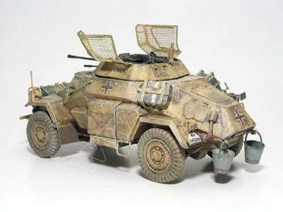 Sd.Kfz. 222 - LIBIA   Komplet: model i wręgi - image 7