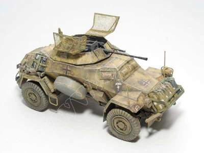 Sd.Kfz. 222 - LIBIA   Komplet: model i wręgi - image 8