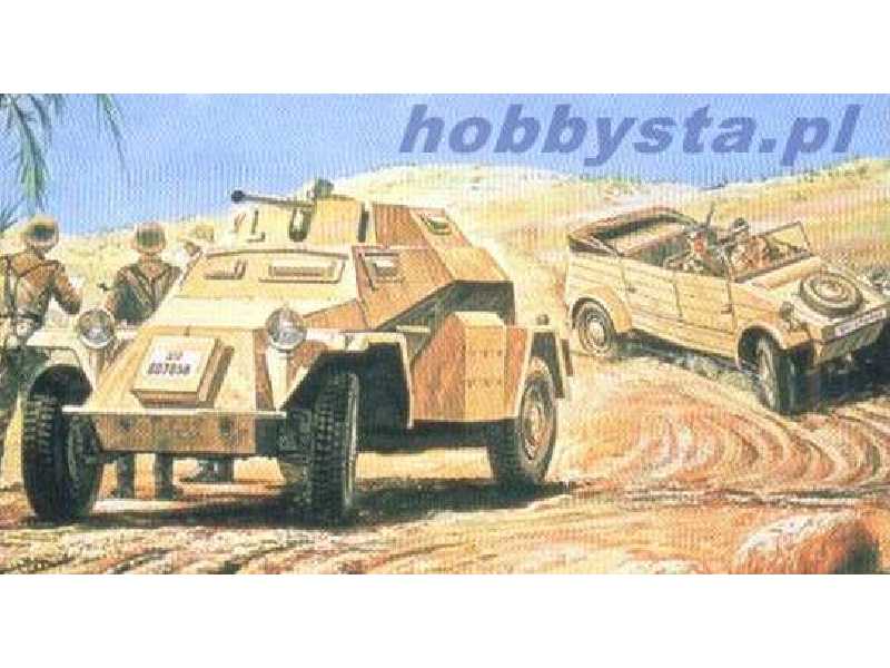 Sd.Kfz. 222 + Kübelwagen - image 1