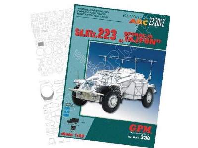 Sd.Kfz 223 - TAJFUN  Komplet: model i wręgi - image 1