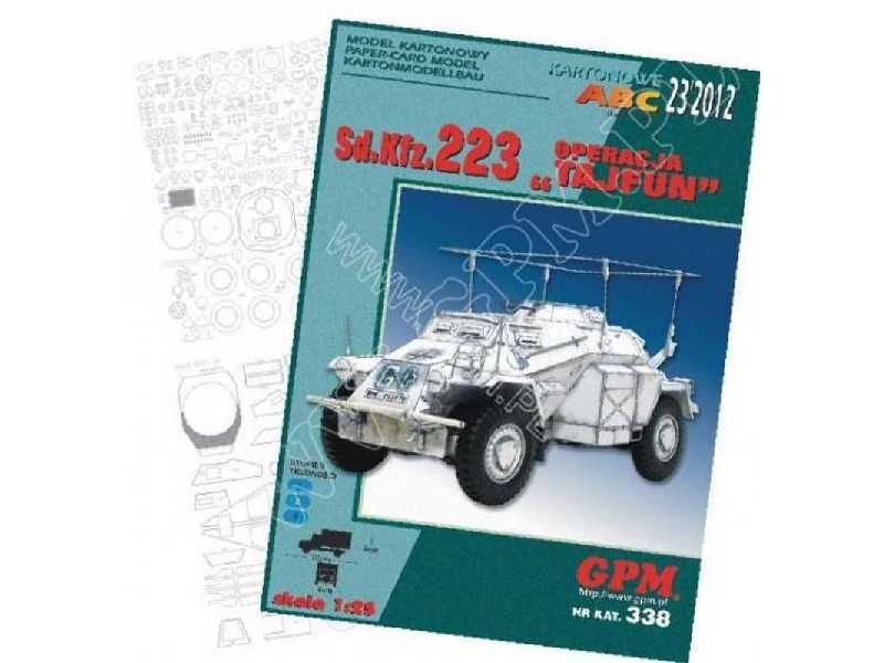 Sd.Kfz 223 - TAJFUN  Komplet: model i wręgi - image 1