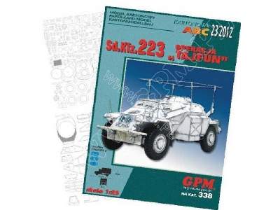 Sd.Kfz 223 - TAJFUN  Komplet: model i wręgi - image 2