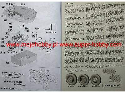 Sd.Kfz 234/1 LEHR -komplet model  i wręgi - image 15