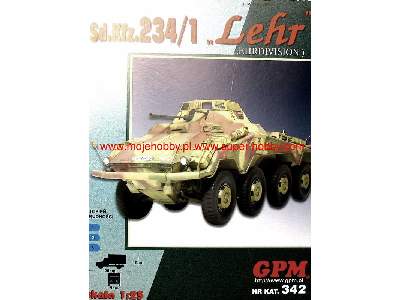 Sd.Kfz 234/1 LEHR -komplet model  i wręgi - image 17