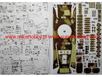 Sd.Kfz 234/1 LEHR -komplet model  i wręgi - image 20