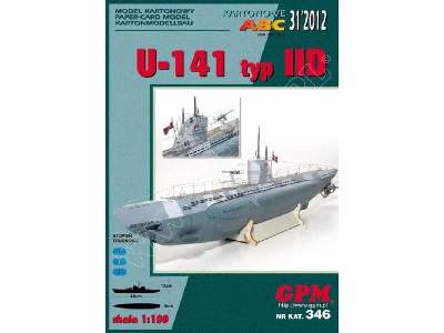U-141  U-boot typ  IID zestaw model i wręgi - image 1