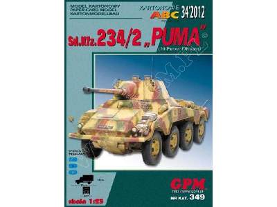 Sd.Kfz 234/2 PUMA komplet model i wregi - image 1
