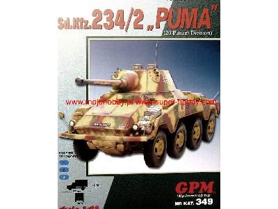 Sd.Kfz 234/2 PUMA komplet model i wregi - image 24