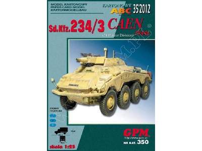 Sd.Kfz 234/3 CAEN komplet model i wregi - image 1