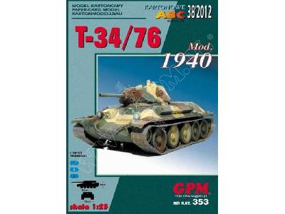 T-34/76 mod. 1940 komplet model i wręgi - image 1