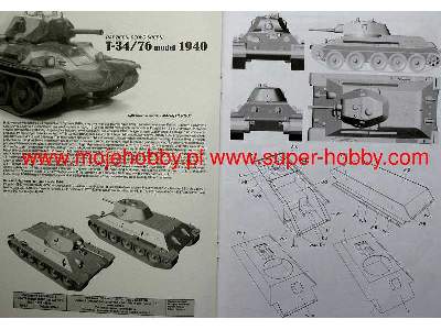 T-34/76 mod. 1940 komplet model i wręgi - image 25