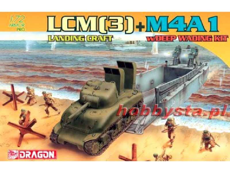 M4A1 + LCM(3) Landing Craft w/Deep Wading Kit - image 1 M4A1 + LCM(3) Landing Craft w/Deep Wading Kit - image 1