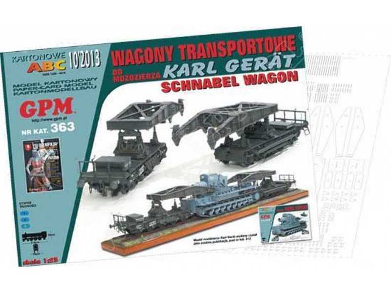 WAGONY TRANSPORTOWE DO KARL GERAT -Komplet modeli wregi - image 1