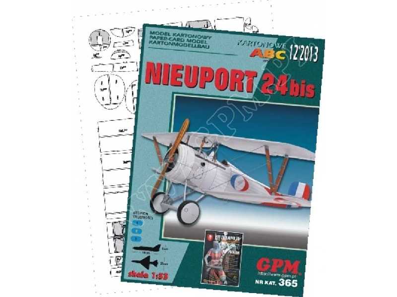 NIEUPORT 24 bis -model i wregi zestaW - image 1