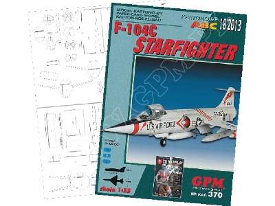 F-104C STARFIGHTER(offset) + wręgi  komplet - image 1