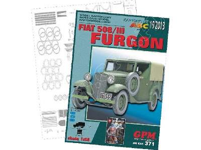FIAT FURGON  508/III - komplet model i lasery - image 1