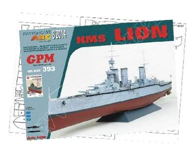 HMS LION- komplet: model wręgi relingi - image 1