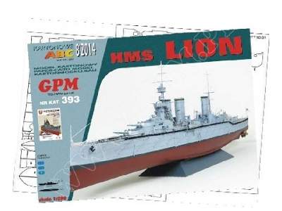 HMS LION- komplet: model wręgi relingi - image 2