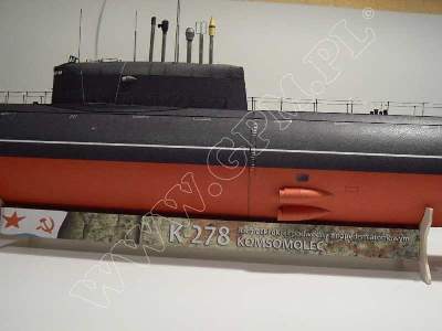 K-278 KOMSOMOLEC Class 685 PLAVNIK -KOMPLET MODEL I WREGI - image 6