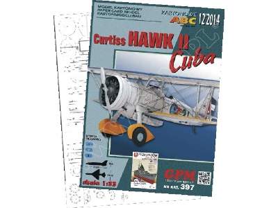 CURTISS HAWK II CUBA -komplet model  i lasery - image 1