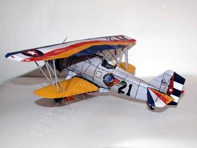 CURTISS HAWK II CUBA -komplet model  i lasery - image 9