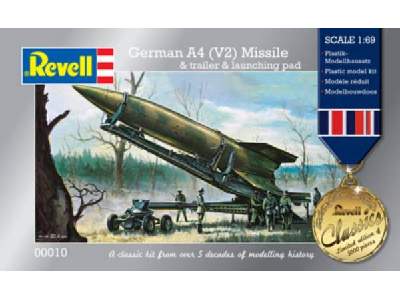 German A4 (V2) Missile & trailer & launching pad - image 1
