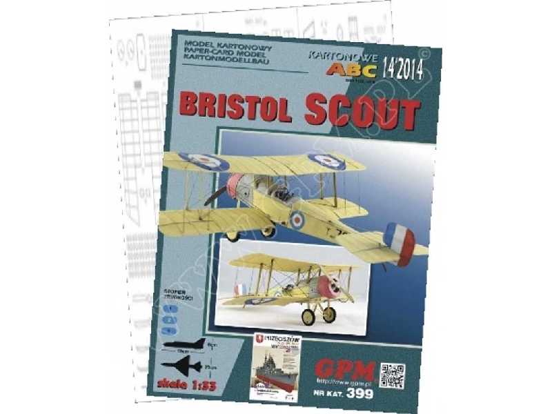 BRISTOL SCOUT Komplet model i lasery - image 1