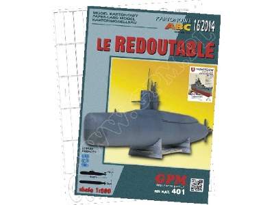 LA REDOUTABLE Komplet model i lasery - image 1