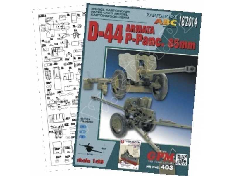 D-44  85mm  KOMPLET MODEL I LASER - image 1