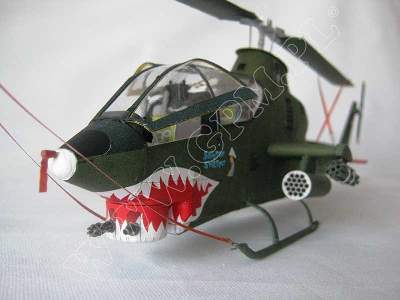 AH-1G COBRA  Komplet model i lasery - image 14