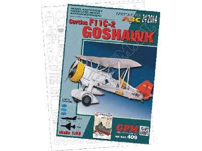 CURTISS F11 C-2 GOSHAWK komplet model i wregi - image 1