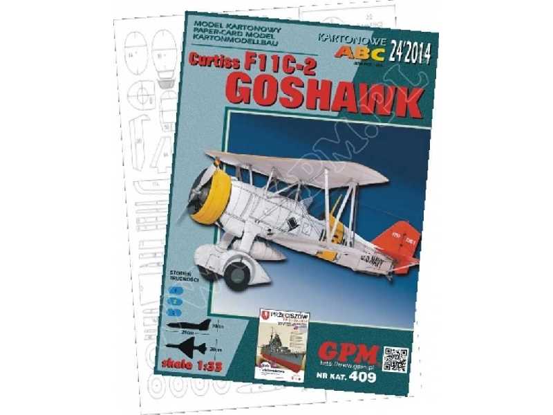 CURTISS F11 C-2 GOSHAWK komplet model i wregi - image 1