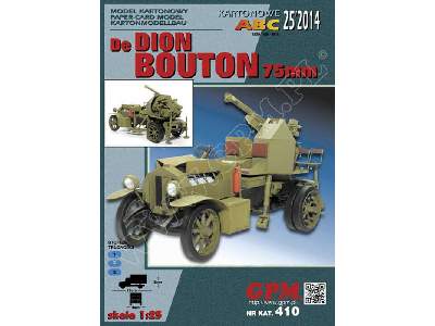 De Dion Bouton 75mm p-lot - image 1