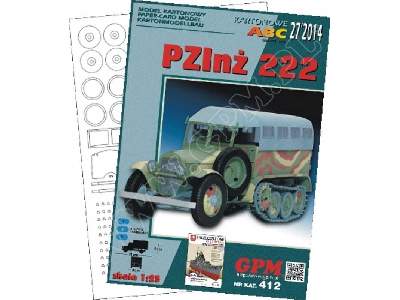 PZInż 222 - KOMPLET model wręgi detale , gasienice - image 1