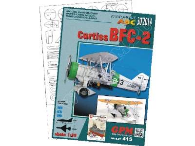 CURTISS BFC-2  Komplet model i wregi - image 1