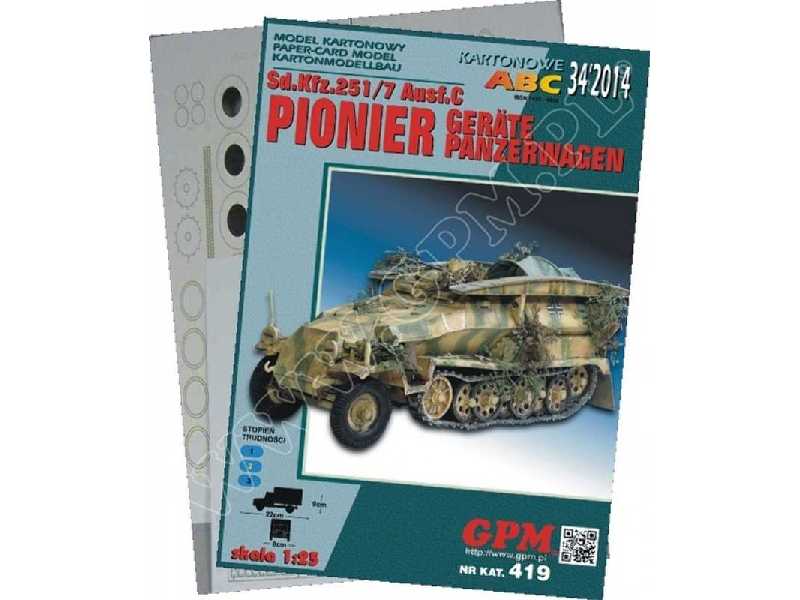 Sd.Kfz  251/7 PIONIER  Komplet model  i lasery - image 1