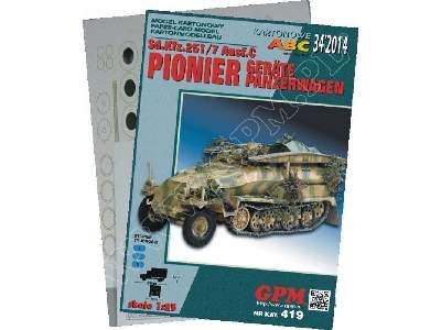 Sd.Kfz  251/7 PIONIER  Komplet model  i lasery - image 2