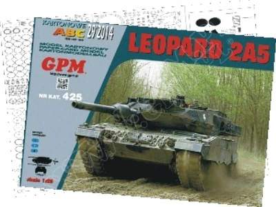 LEOPARD 2A5 (GPM)  Zestaw: model ,detale,  gąsienice - image 1