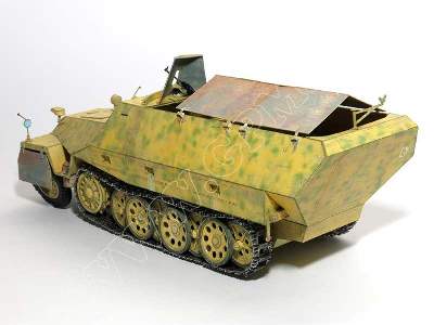 SZARY WILK  / STARÓWKA  (Sd.Kfz 251 D ) - komplet , model wręgi  - image 3