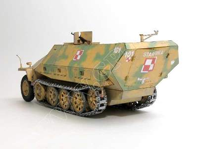 SZARY WILK  / STARÓWKA  (Sd.Kfz 251 D ) - komplet , model wręgi  - image 13