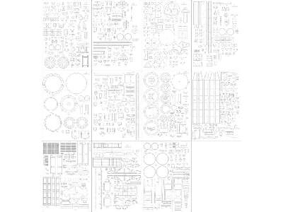 KANONE 18 kal.17cm -zestaw model i lasery - image 4