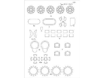 TYP-69-II  IRAQ  Komplet modeli, gąsienice  i lasery Od 1 04 201 - image 8