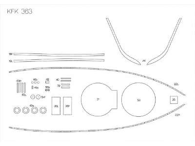 KFK 363   Kriegsfischkutter KOMPLET MODEL I LASERY - image 7