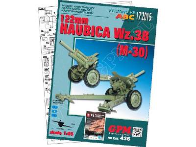 122 mm  HAUBICA Wz.38 (M-30) KOMPLET MODEL I LASERY - image 1