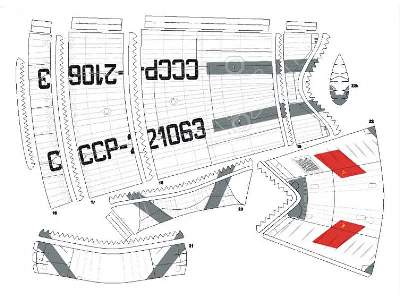 Mi-6A  AEROFLOT  KOMPLET -MODEL I LASERY - image 6