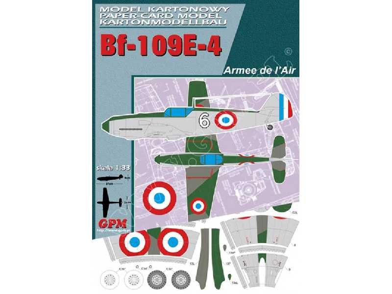 Bf-109E-4 &quot;FRANCJA&quot; ( MESSERSCHMITT Me 109 E-4 ) - image 1