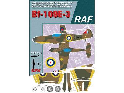 Bf-109E-3 &quot;RAF&quot; ( MESSERSCHMITT Me 109 E-3 ) - image 1