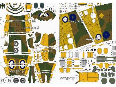 Bf-109E-3 &quot;RAF&quot; ( MESSERSCHMITT Me 109 E-3 ))-KOMPLET  - image 3